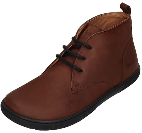 KOEL Schlichte Desert Boots/Barfußschuhe aus Hydro Leder in Braun Modell FEA Hydro