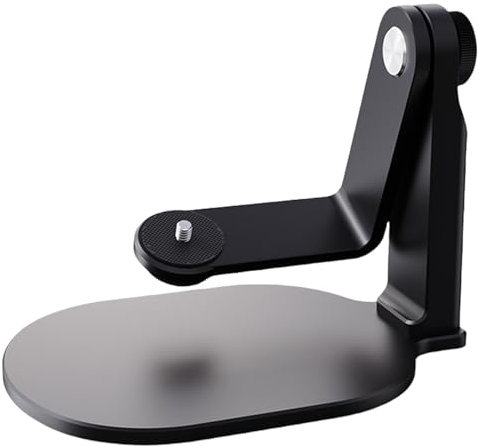 Desktop Projector Stand - Table Projector Stand 360° Adjustable Tilt | Rotation Angle Stand, PTZ Projector Stand, Aluminum Alloy Table Mobile Projector Mount Bracket for Projectors, Mic, Cameras