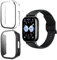 Effcotuo Coque pour Xiaomi Redmi Watch 5 Lite Cover avec Protection d'écran Transparent TPU HD [Anti-bulles] Verre Trempé Protection pour Redmi Watch 5 Lite Housse étui