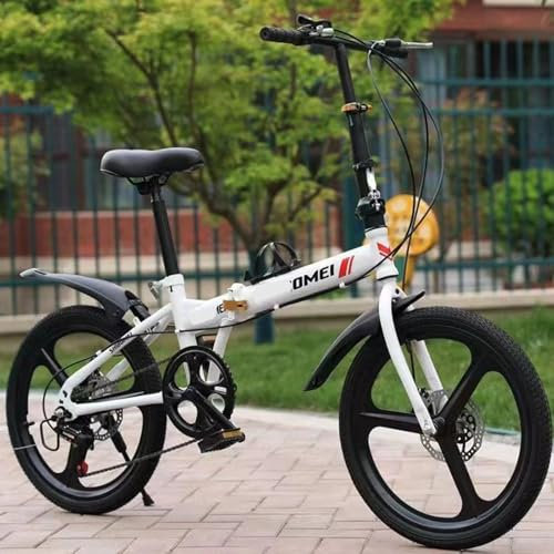 Klapprad Einteiliges Rad Fahrrad Speedbike 20 Zoll für Alle Menschen Geeignet Rahmen aus Kohlenstoffstahl A
