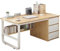 Moderner verstellbarer Stehpult mit 3 Schubladen und Ablagen für Computer-Arbeitsplatz und Arbeitsbereich, multifunktionaler Bürotisch (140 x 48 x 75 cm)
