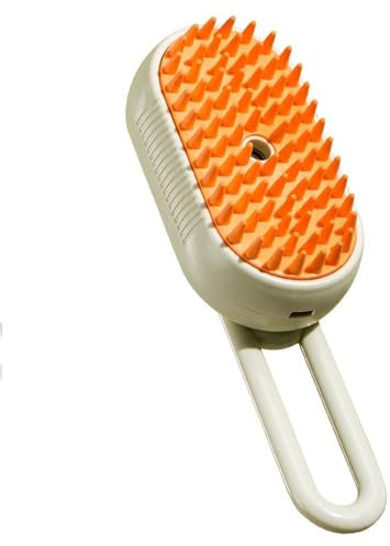 vreplrse Verabschieden Sie sich von fliegenden Haaren. Dampfbürste für Hunde zum Entfernen von Haaren mit Wasserzufuhr oder zur einfachen Befeuchtung des Fells. ABS Hundebürste