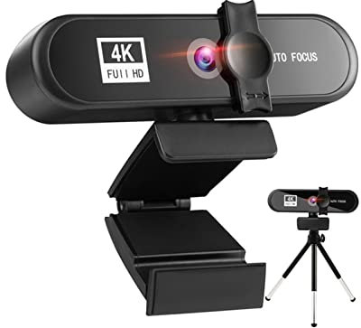 Telecamera per videoconferenza Webcam 2K 4K 1080P. Completo HD Con il microfono AUTO FOCUS USB Riunione della videocamera Web for laptop desktop Pc Computer Mini Accessori Cam per grandi sale riunioni