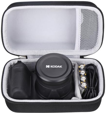 worfty Camera Case for KODAK PIXPRO AZ528 / AZ405 / AZ255 / AZ425 Astro Zoom Series, Camera Bag Compatible with KODAK PIXPRO AZ Astro Zoom Series Digital Camera (Case Only) (Black)