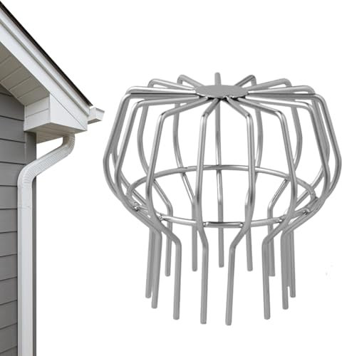 Rejilla | Cubierta de drenaje del canalón,Protección de de Parrilla de Hojas para Garaje Subsuelo Jardín Al Aire Libre Camping-Car Ducha Piscina Sistemas de Desbordamiento