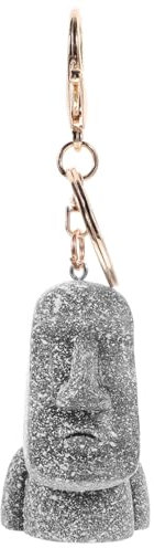 minkissy Moai Schlüsselanhänger Resin Kompakter Moai Statue Anhänger Leichter Taschen Und Handtaschenanhänger Bruchfest Und Farbbeständig Kleine Dekoration Für Schlüssel Und Gepäck