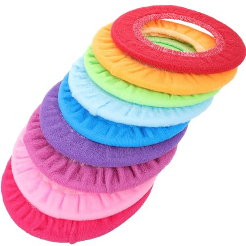 TOPBATHY 9-pack Washable Toilet Seat Cushions Stretchable Toilet Seat Cover Pads Soft Elastic Pad for Home Travel Use Reusable Warm Covers