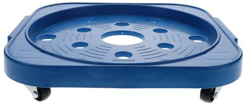 Abaodam Support Mobile et Plateau Pratique avec Roues pour Bouteille de Gaz Propane en Acier Inoxydable Base Renforcée pour Cuisines Familiales ou Restaurants