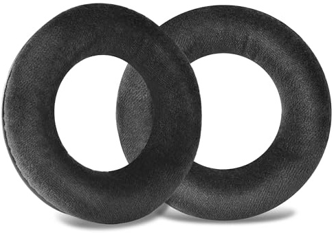 Lukvcoe Velours Ohrpolster für Beyerdynamic DT770/DT770 Pro – Schwarz | Auch für DT511/DT801/DT831/DT901/HS300/MMX300/Custom One Pro Plus/Custom Studio-Kopfhörer