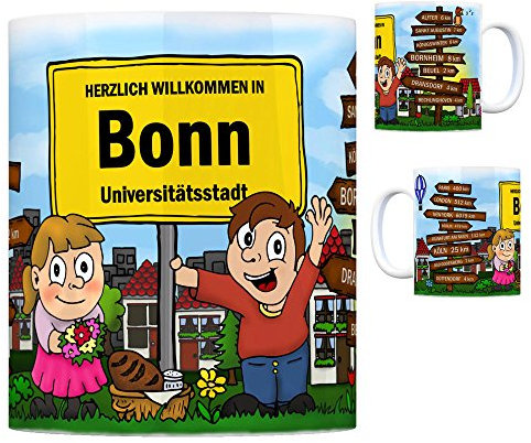 trendaffe Herzlich Willkommen in Bonn Kaffeebecher