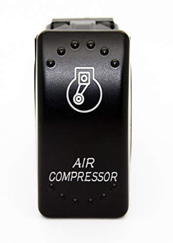 Kompressor Luftkompressor - Air Compressor. JJ45 - Symbol Kippschalter Wippschalter Schalter Auto Boot KFZ LKW Licht 12V 24V