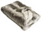MESANA Wohndecke Decke Blanca grau Polyester Microfaser-Fleece Tagesdecke Kuscheledecke Zudecke Fleecedecke warm kuschelig Decke gemütlich Wohnzimmerdecke