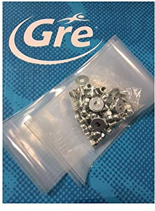 Kit DE Tornillos Broche DE Chapa Piscina GRE DE hasta 1.32 MTRS DE Altura