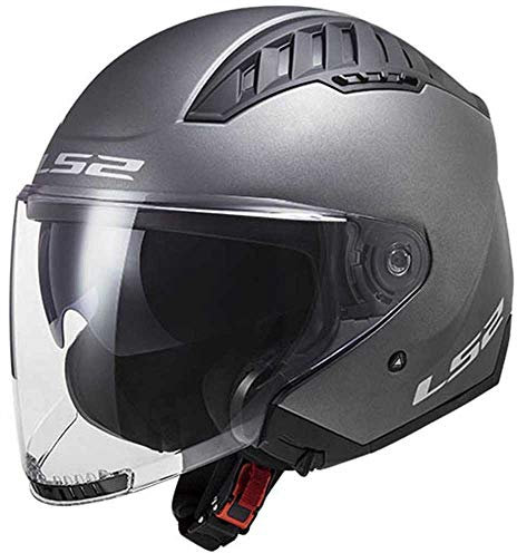 LS2, Casco Moto Jet COPTER SOLID Matt Titanium, S