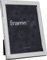 Frametigo - Silver Plated Flat Edge Photo Frame, 4x6 (10x15cm) Photo Size - Velvet Frame Backing & Stand - Real Glass Window - Tarnish-Resistant - Landscape or Portrait Orientation