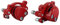 Ymiko Pastiglie dei Freni a Disco, pastiglie Pinza Freno a Disco Anteriore Posteriore Compatibile con Cinese Mini Moto Kid ATV Quad