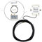 MLA-30+ Loop Antenna, 100kHz-30MHz Active Receiving Antenna,MLA-30 Plus Loop Antenna for HA SDR Short Medium Wave Radio, with 10m Feeder,Built-in Low Noise Amplifier,for Rooftop,Balcony