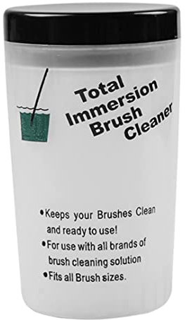 Nail Art Brush Cleaner Cup Immersion Brush Cleaning Bottle Nail Wash Pen Holder Nail Brush Cleaning Cup with Multiple Size Slots