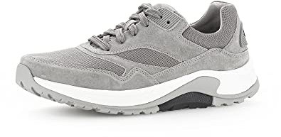 Pius Gabor Herren Sneaker Low, Männer Halbschuhe,Wechselfußbett,Strassenschuhe,Freizeitschuhe,Turnschuhe,Laufschuhe,Midgrey,42 EU / 8 UK