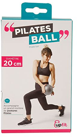 upfit - Ballon d'exercices de pilâtes - Permet Le renforcement Musculaire du Dos, du Ventre - Sert à accompagner Les mouvements et Aide à Bien se Placer Durant Les Exercices - Diamètre: Ø20cm