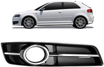 DM Autoteile 100185 Nebelscheinwerfer Gitter rechts kompatibel für A3 Sportback Cabrio Facelift 2008-2012