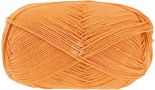 LANA GROSSA Meilenweit 100 Merino extrafine | Hochwertiges Sockengarn, waschmaschinenfest | Handstrickgarn aus 75% Schurwolle & 25% Polyamid | 100g Wolle, Stricken & Häkeln | 420m Garn FB2439