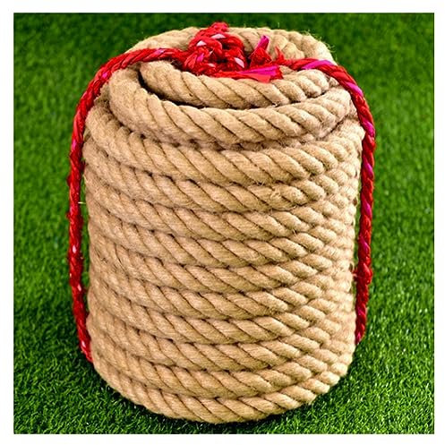 NEZIH Hanfseil, Dickes Gartenseil, Jute-Hanfseil Für Geländer, Dock, Tauziehen, Dekoration, Kunsthandwerk/25Mm 50M
