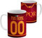 StudioPixelStore Tazza Personalizzata – Idea Regali Personalizzati – Mug Personalizzabile con Squadre del Campionato Italiano – Tazze in Ceramica per la Colazione – (Tifosi Romanisti)