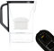 Wessper Caraffa per porta del frigorifero da 2,7 l, compatibile con Brita Maxtra, caraffa per acqua con indicatore di usura del filtro. Il set include una caraffa filtro dell'acqua e un filtro