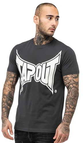 Tapout Herren T-Shirt Normale Passform Logo Tee