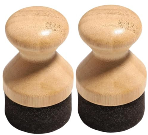 Cutting Board Oil Wax Applicator 2Pcs Food Grade Mineral Oil & Wax Applicator Cutting Board Oil Applicator Sponge for Wooden Spatula, Bamboo Utensils Cutting Boards