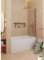 SOULBATH Mampara de bañera Frontal Panel Fijo - Transparente - Cristal Templado 8 mm Antical - Perfil Cromo - Incluye Brazo sujeción - Ancho 90 cm - Alto 150 cm