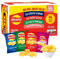 Assorted Flavour Potato Crisps Multipack - Snack Box of 66 x 25g Assorted Classic Crisps + 6 EXTRA 25g Bags, 3 x Chicken & 3 x Tomato. Giant Box of Potato Snacks for Birthday Party, Pub Snacks