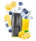 Click & PUFF - Pack de 3 capsules d'e-liquide, 2.0 ml d’e-liquide par capsule compatible avec Click & Puff Batterie (Sans nicotine ni tabac) (Pamplemousse, Blue Razz Lemonade, Myrtille Citron)