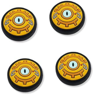 Bieiyhe 4 Piezas Agarre para el Pulgar para Nintendo Switch Tapas de Agarre de Silicona para Mando Joystick Thumbstick Grips Protector Joystick Switch Lite Joycon Grip Caps Replacement Joystick Covers