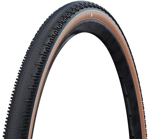 Schwalbe Fahrradreifen G-ONE RS PRO – Gravel Reifen 28 x 1,35 Zoll, 35-622 – e Bike Ready, Gravelbike Fahrrad Reifen für schnelle Rennen - transparent