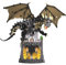Dragon's Kryptisch Cache Höhle Retro Mittelalterlich Schloss Klemmbausteine Set, Drachen Schatz Bausteine Bausatz, Europäische Vintage Architektur Spielzeug für Erwachsene Jugendliche 2363 Teile