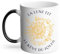 Tazza termica reattiva, tazza magica, la luna è il sogno del sole, bella citazione bohemien, 325 ml