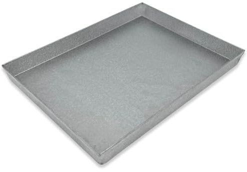 acquaverde | Tegame da Forno per Pizza, Focaccia, Pane e Biscotti, Rettangolare 30 x 40 cm, in Acciaio Antiaderente, Resistente alle Alte Temperature - Teglia per Uso Professionale e Casalingo