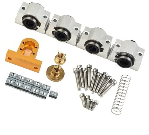 Alanmoship CNC 3018 Pro X-Axis Upgrade Kit Compatible With CNC Router 3018 Pro Engraving Machine Metal Construction