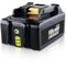 BL1850B - Batteria di ricambio agli ioni di litio da 5,0 Ah per Makita 18 V compatibile con batteria Makita 18 V BL1860 BL1860B BL1830B BL1840 BL1845 BL1830 BL1820 194205-3 LXT-400 con indicatore LED