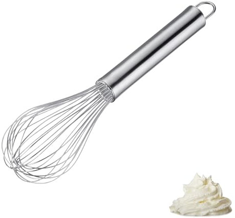 Westmark Schneebesen Pro – Flexibler Rührbesen aus Edelstahl – Praktischer Quirl für Eier, Teig & Co – Aufschlagen, Rühren & Vermengen – Silber, 28 cm