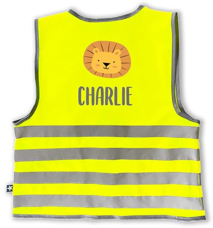 BIENMARQUER - Gilet de Sécurité Fluorescent Personnalisé pour Enfant