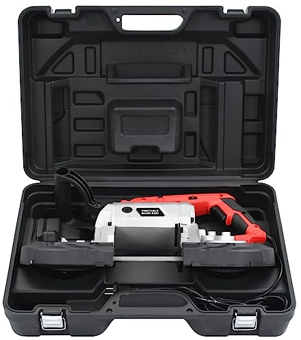 Solivagant Sega a Nastro con Base e Custodia Portatile in Acciaio,19kg