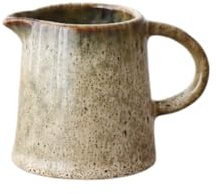 Portland Living Speckled Glaze Medium Dora Jug – Ceramic Pitcher Jug, Rustic Farmhouse Vase, Milk Creamer & Water Jug, Kitchen & Home Décor