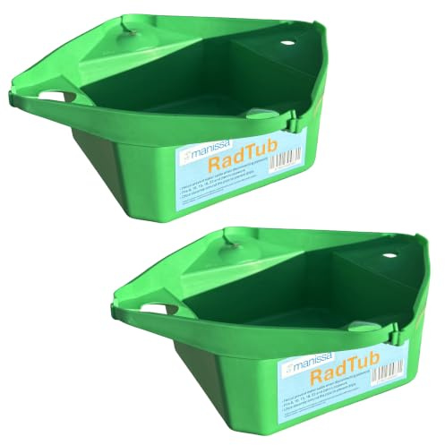 Manissa Radiator Draining Plumb Tub X2 Pack Tray Flexible Water Catcher 1.2l