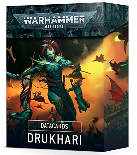 Games Workshop Warhammer 40,000 Datacards : Drukhari