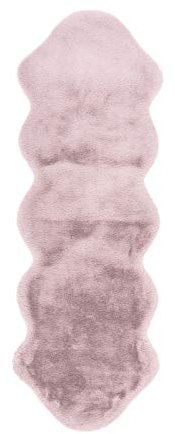 Arte Espina Teppich Rabbit Double Sheepskin 300 Rosa, Größenauswahl:60 x 180 cm