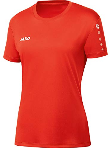 JAKO Damen Trikot Team Damen (Kurzarm), Flame, 36