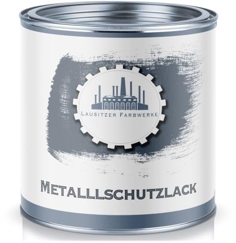 Lausitzer Farbwerke Metallschutzlack 3in1 SEIDENMATT Blutorange RAL 2002 Orange 3-in-1 du sparst dir Anti-Rost-Produkte Metallfarbe Metalllack Farbe für Metall Stahl Eisen Zink Aluminium (1 L)